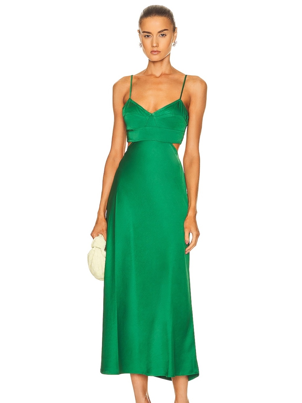 A.L.C. Blakely Cutout Satin Midi Dress - NWT - size 6